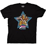 Ripple Junction JoJo's Bizarre Adventure Men's Short Sleeve T-Shirt Stardust Crusaders Joestar Birthmark Anime L Black