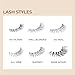 KISS My Lash But Better Fake Eyelashes Multipack – Bare Affair, 4-Pair Pack, Invisible, Lightweight, Reusable, Contact Lens Friendly, Voluminous, Comfortable | 8 Total (Pack of 2)