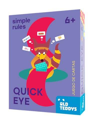Old Teddys SR49644 - Quick Eye, Juego de Cartas de imaginación y Vocabulario con Reglas Simples. Más 6 años