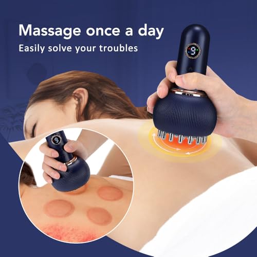 Image of Shiatsu Electric Neck and Back Massager Machine with Infrared Kneading Nodes for Cervical Neck, Shoulder, Back & Body Muscle Pain Relief (Style 7)