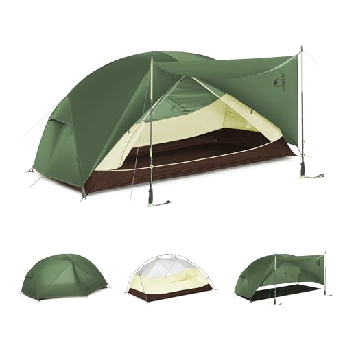 Image of Naturehike Mongar Upgraded 1 /2 /3 Person Backpacking Tent,Waterproof Lightweight Camping Tent with Footprint