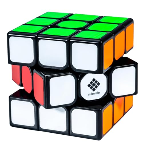 Image of Cubelelo Drift 3x3 Black Speedcube | Beginner Cube for Kids & Adults | Magic Speed Stress Buster Brainstorming Puzzle (Multicolor) | Anti-Pop Technology | Smooth Turning | Durable