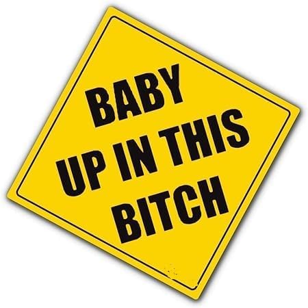 Baby Up In This Bitch Decal