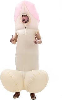leiruo - Costume gonflable adulte 1 pièce, drôle, cadeau d'anniversaire, fête de carnaval