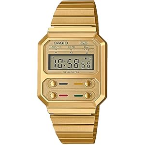 CASIO カシオ チープカシオ チプカシ 腕時計 時計 ユニセックス メンズ レディース クオーツ デジタル ゴールド A100WEG-9A [並行輸入品]