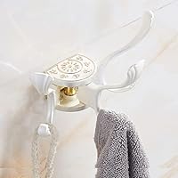 Klappbare Garderobenhaken 3er Set - Zinklegierung Wandhaken Für Schal, Hut & Handtuch