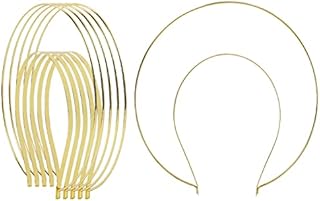 6 Pack 2 Layer Metal Gold Queen Goddess Angel Halo Crown Headband Hairbands Tiara Hair Hoops DIY Craft Bands Wedding Bridal Headpieces Prom Halloween Party Cosplay Costume Hair Accessories