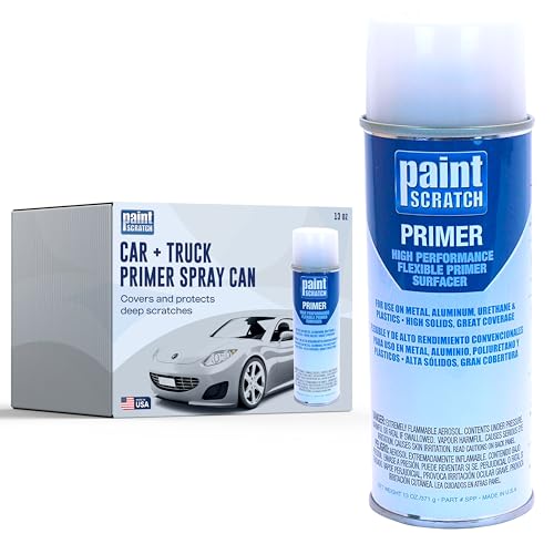 PaintScratch Automotive Primer Paint Spray to Help Fix Scratches & Chips - Touch Up Paint Primer for Auto, Car, Truck, & Other Vehicles Repair, 12 Oz Spray Can