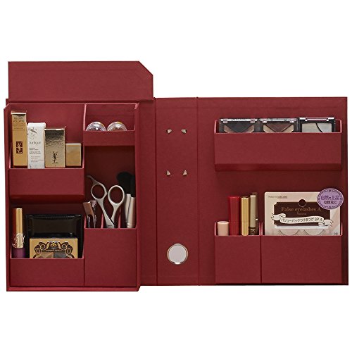 Image of Nakabayashi LST-FB5WR Lifestyle Tool Storage Box File B5 Wine Red
