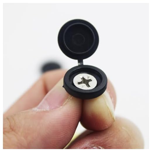 Screw Caps for M4 Screws Plastic Snap-On Covers for Concealing Screw Heads Ideal for Furniture Cabinet Assembly and DIY Projects