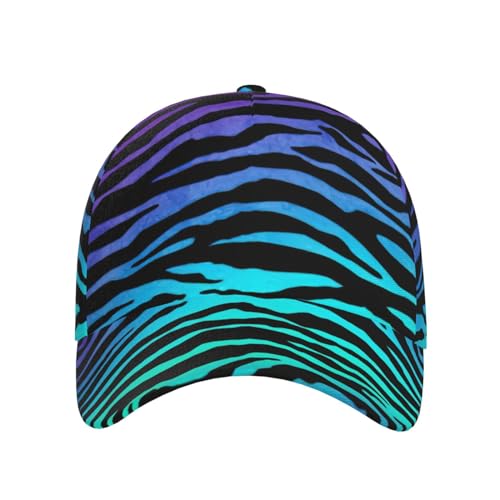 Casquette de baseball violette style délavé et imprimé papillon original - 2