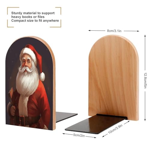 Sujetalibros de Papá Noel antideslizante para evitar la caída de volúmenes 3