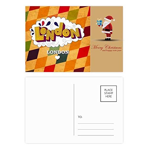 Cartes postales London de qualité supérieure style treillis et design UK
