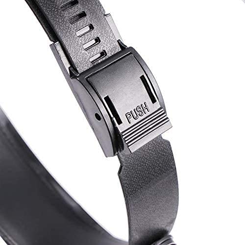 EUQKKWLOY Kopfbandlupe, Handlupe, Kopfmontierte Lupe, 10-fache Kopfbandlupe mit Helmoptik, LED-Beleuchtung, Lupenmikroskop für die Reparatur von Uhren und Schmuck