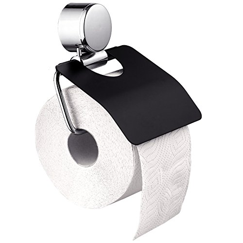 TecTake ACCESSORI BAGNO PORTAROTOLO + SCOPINO +