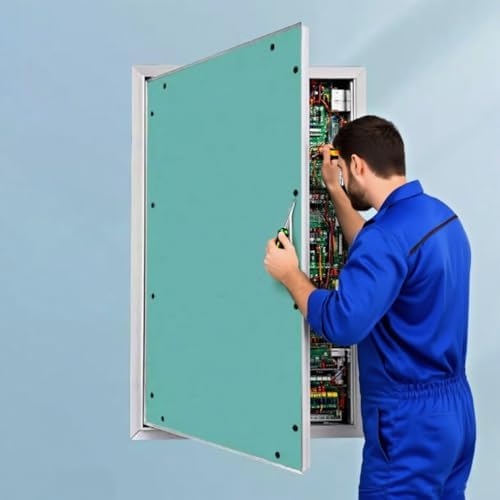 Large Aluminum Access Panel Door for Drywall - Commercial/Industrial/Residential Inspection Hatch with Handle, Concealed Ceiling & Wall Hole Cover (In-26x50/66x127cm)
