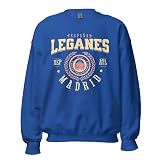 JAKETON Sudadera Estilo Retro Casual atletic de Tipo Universidad Leganes Madrid para Hombre y Mujer