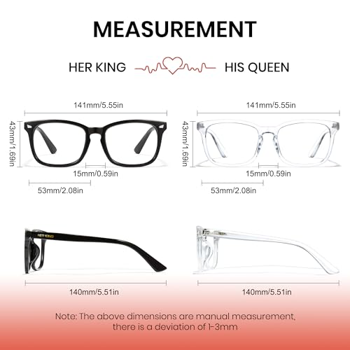 Image of Cyxus Blue Light Glasses Men Women Reduce Eye Strain UV400 Protection 8082