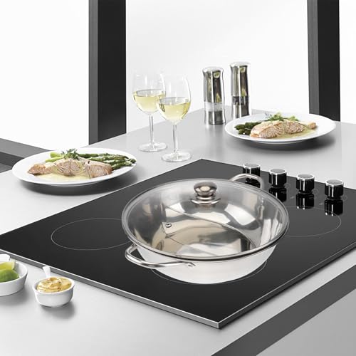 Pot chaud chinois Tofficu casserole induction 28 cm marmite double compartiment - 7