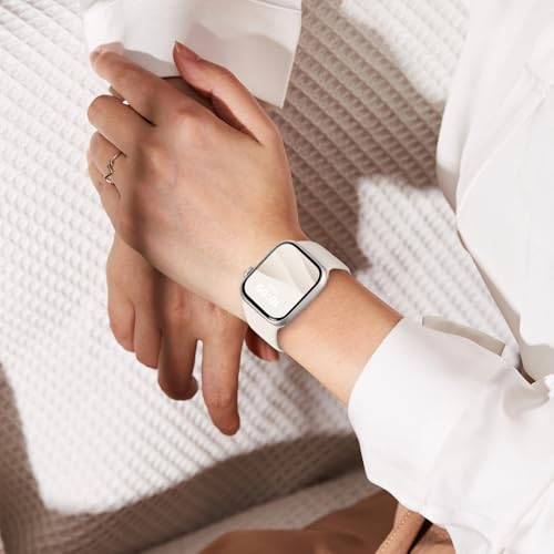 [Bantkei] コンパチブル アップルウォッチ バンド 41mm 42mm 44mm 45mm 46mm 49mm 38mm 40mm 防水シリコンApple Watch バンド 対応 iWatch Series 11 10 9 8 7 6 5 4 3 2 1/SE 3 2 1/Ultra 柔らかく軽量 通気性 カジュアルスポーツ 経典的で耐久性 長さ調整可能 カラー豊富 男女兼用
