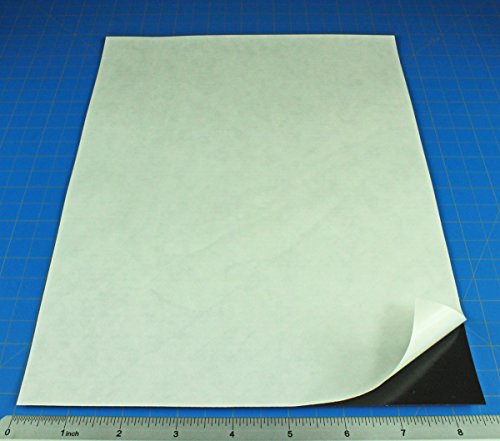 Flexible Steel Vinyl Magnetically-Receptive Sheet (0.025In Thick) Letter Size 8.5X11 Inch #TOP1