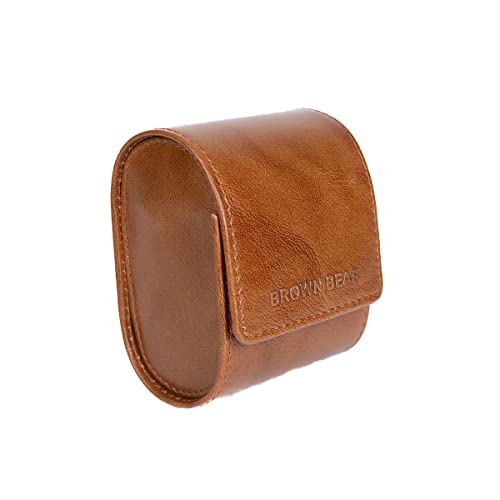 BROWN BEAR Genuine Leather Watch Box Organizer For Men And Women- Single Watch Storage And Organizer, Brown (B0BXDTS4FF) Amazon Price History, Amazon Price Tracker