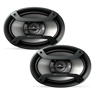PIONEER TS-F6935R 3-Way Coaxial Car Audio Speakers - 6" x 9" Passive Car Speakers (Pair), 230 W Max Power, Black and Silver
