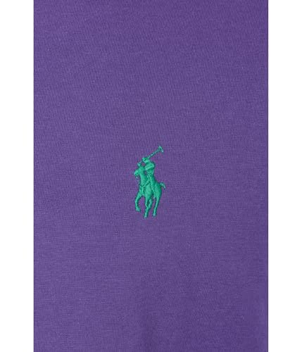 Image of POLO RALPH LAUREN, Men's, Classic Fit Jersey Crewneck T-Shirt, Cabana Purple, Medium