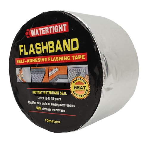 Image of Jeanoko 10m Aluminum Foil Asphalt Self Adhesive Waterproof Tape for Ship Sealing Warehouse, Color Steel Tiles, Jeanokop23kzqxrf4