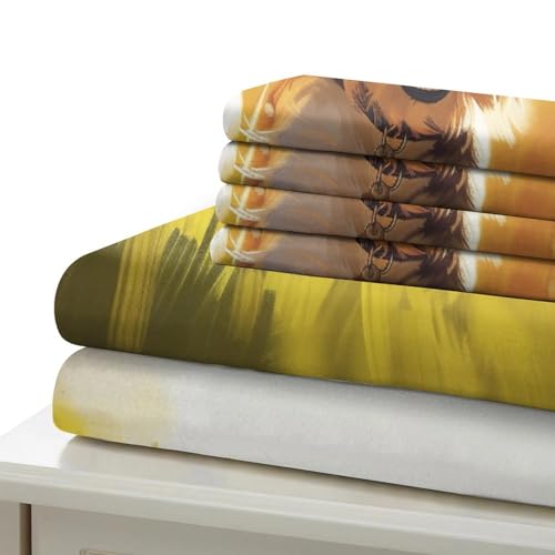 Parure de lit Yorkshire Terrier 3 pièces 135x200cm douce - 6