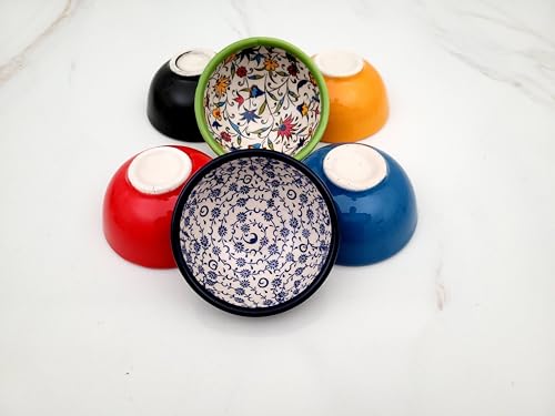 Ayennur 1234 Decorative Desing Turkish Ceramic Bowl Set Of 6 thumb #4