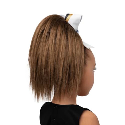 Girly Curls PARENT Cheerleader 11 Inch Straight Ponytail Hairpiece For Girls And Teens thumb #1