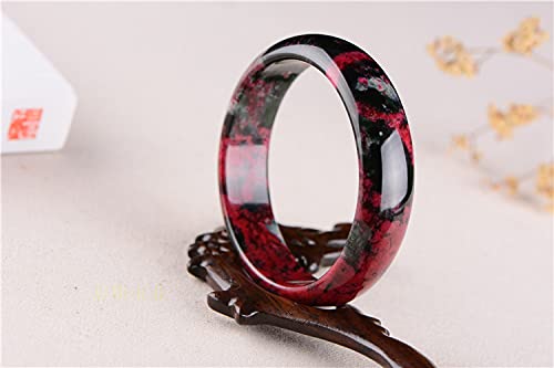 Bracelet en jade rose naturel YZCIS véritable bijou authentique de lithothérapie