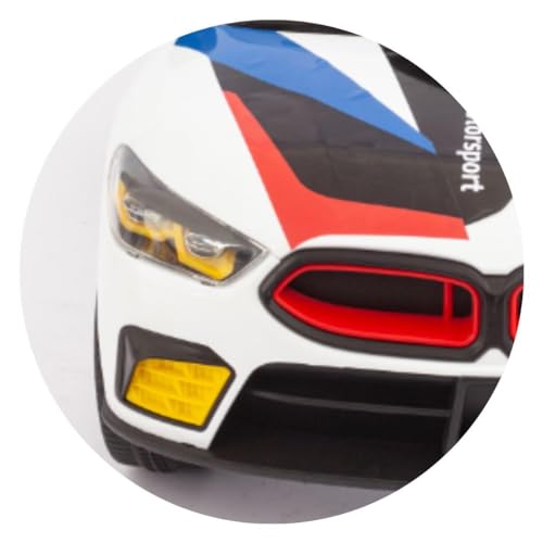 Carro Elétrico Infantil Branco Motorizado com Controle Remoto Luz e Som Bang Toys