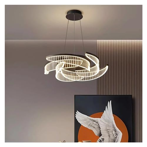 Lustre suspendu moderne dimmable avec télécommande pour salle à manger - 6
