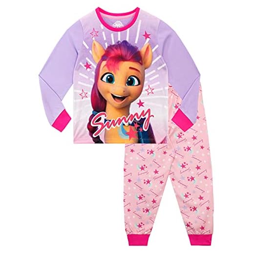 My Little Pony Pijamas para Niñas Sunny Starscout Morado 6-7 Años