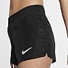 Nike-Womens-Dry-10K-Running-Shorts NIKE Women's 10K Running Shorts, Black/Black/Black/Wolf Grey, X-Large