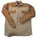 9510B Khaki/Brown Duck Shirts - la kb-19 khaki/brown (l)