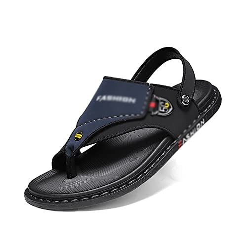 Toe Corrector ls for Men, Summer Comfy Outdoor Beach Leather Slip on Foot Correction Flip Flops, for Plantar Fasciitis Foot Correction l