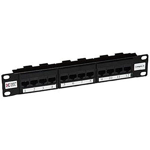 PATCH PANEL 10" 12 VIE Connettori CAT6 Patch Panel, PATCH PANEL, 10", 12 VIE, CAT6, Tipo connettore: RJ45, LAN Categoria: Cat6, Numero di porte: 12, Rack U Altezza: 1, Serie: -