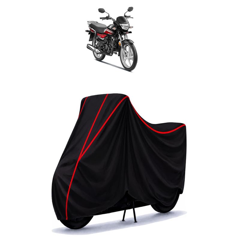 Image of CD Water Resistant Bike Cover for All Motorcycles & Scooters | Heavy Duty Premium Taffeta Fabric | UV Protection, Dustproof, Scratchproof | All Weather Two Wheeler Body Cover with Elastic Bottom