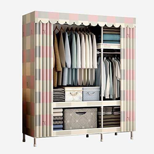 Armario guardarropa de 105x45x172cm para colgar ropa combinada 2