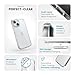 Speck Presidio Clear iPhone 15 Case - 6.1 inch Slim Phone Case - Compatible with iPhone 14 & 13