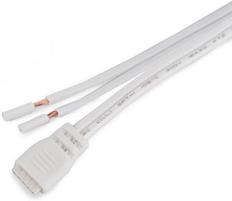 WAC Lighting LED-TC-EXT-144-WT Invisiled 144In Extension Cable for Invisiled 24V Tape Light in WhiteWhite