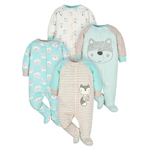 Gerber Baby Boys 4 Pack Sleep ̵...