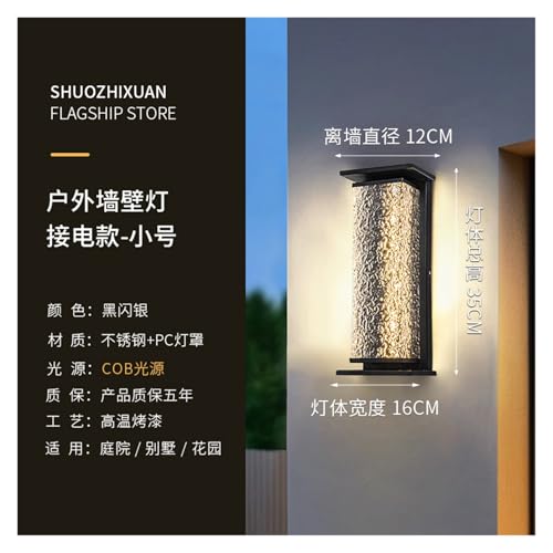 Applique murale extérieure pour terrasse et éclairage jardin LED - 2