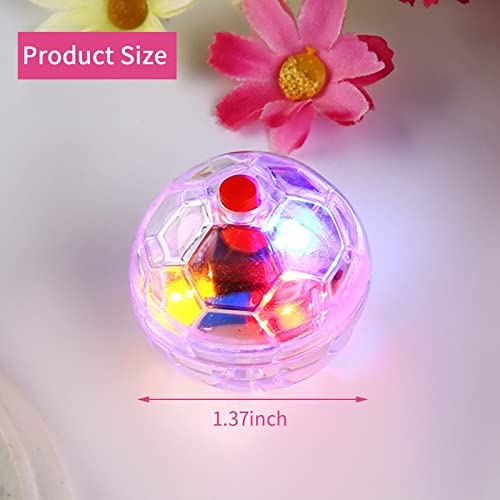 2 Piece Light Up Cat Ball Ghost Hunting Cat Balls, Multi-Color Flash Cat Dog Interactive Toys, Led Motion Activated Glowing Cat Ball, Led Glowing Cat Ball For Kitten Dog Pet Running Exercise Activity #TOP6
