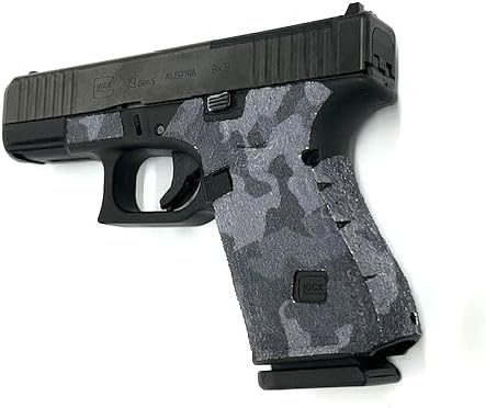 Handleitgrips Gun Grip Tape Compatible with Glock 19/23 Gen 5/Gen 5 MOS - Black Urban Camo Edge Series Pistol Grip Tape, Gun Skins, Veteran Owned, Made in USA