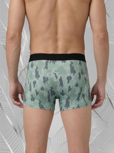 Image of CATELYN Ultra-Soft Nylon Breathable Stretch Trunks Men's Premium Printed Innerwear for Daily Comfort Men Sweatproof (Pack of 4)