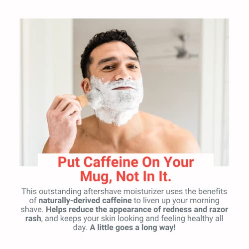 Pacific Shaving Company Caffeinated Shaving Cream - Helps Reduce Appearance of Redness, With Safe, Natural, and Plant-Derived Ingredients Soothes Skin, Paraben-Free, Made in USA, 7 oz